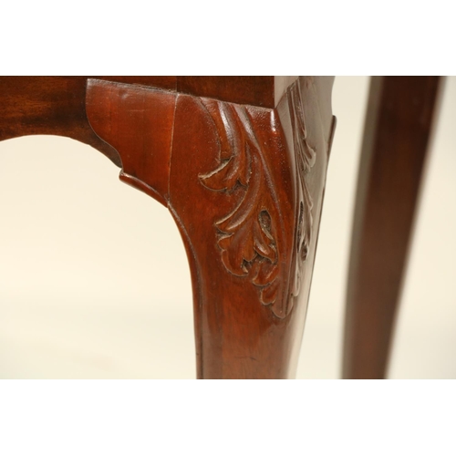 618 - An Irish George III period mahogany Side or Console Table, the rectangular top with a moulded edge a... 