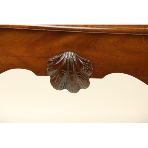 618 - An Irish George III period mahogany Side or Console Table, the rectangular top with a moulded edge a... 