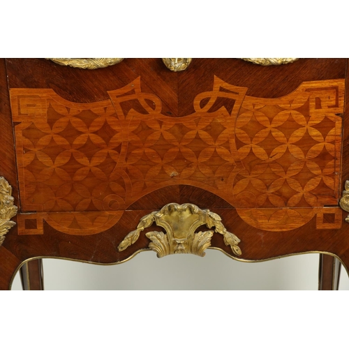 640 - After Jean Francois Oeben (1721-1763)Table á Écrire in kingwood with satinwood inlay, c. 1900, with ... 