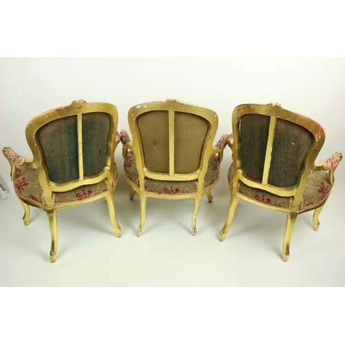 648 - The Carton & Leinster House Dressing Room ChairsAn important set of 6, - 18th Century giltwood O... 