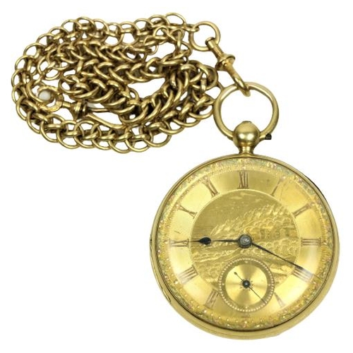 694 - The Liberator 'Daniel O'Connell's' Timepiece[Daniel O'Connell] An important 19th Century, 18ct gold ...