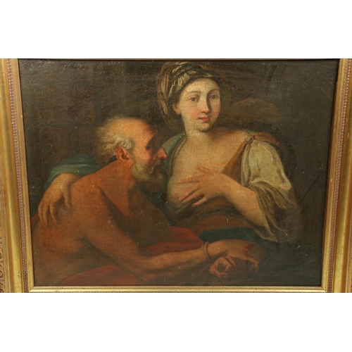 708 - 17th Century Italian School'Roman Charity,' O.O.C., 65cms x 84cms (25 1/2