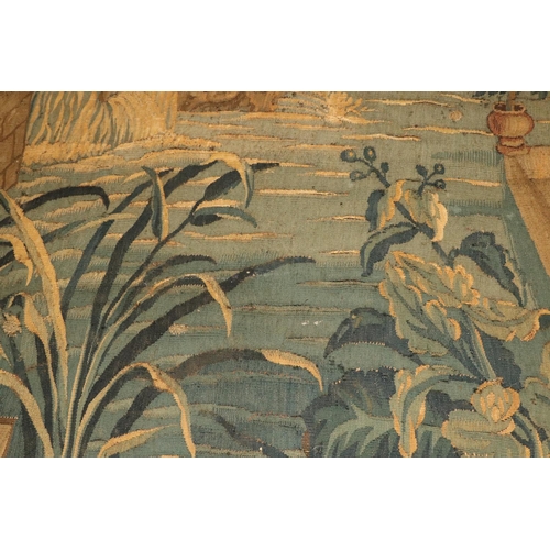 790 - Jakob Van Der Goten (1659-1724)An Antwerp Tapestry, c. 1720, Orpheus Playing a Lyre, by a Water Gard... 