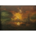 William Sadler II (c.1782 – 1839) Eruption of Mount Vesuvius c. 1825, oils on panel, 53cms x 38cms (... 