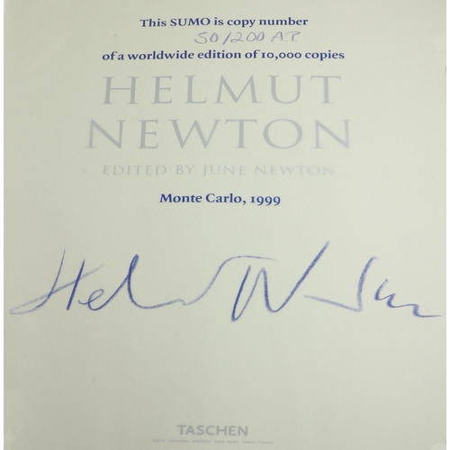343 - Helmut Newton (1920-2004)Newton (June)ed. Helmut Newton SUMO, large folio, L. (Taschen) 1999, illust... 