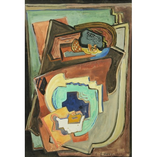 276 - Evie Hone, Irish, HRHA, (1894-1955)  “Composition 1925,” gouache on paper, 40cms x 28cms (15 ¾” x 11... 