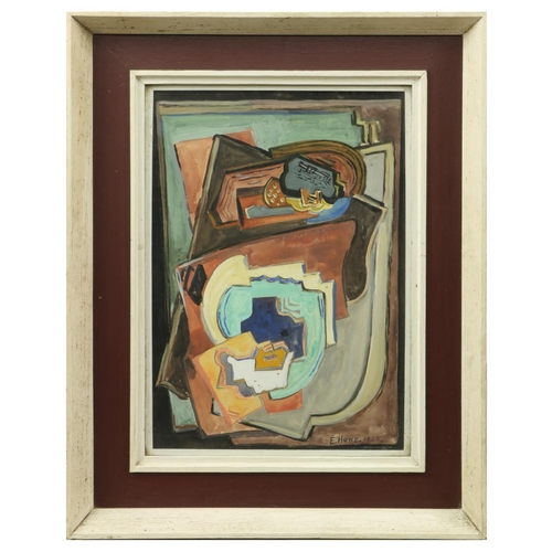 276 - Evie Hone, Irish, HRHA, (1894-1955)  “Composition 1925,” gouache on paper, 40cms x 28cms (15 ¾” x 11... 