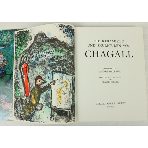 340 - Malraux (André) & Sorlier (Charles) Die Keramiken und Skulpture Von Chagall, sm. fol... 