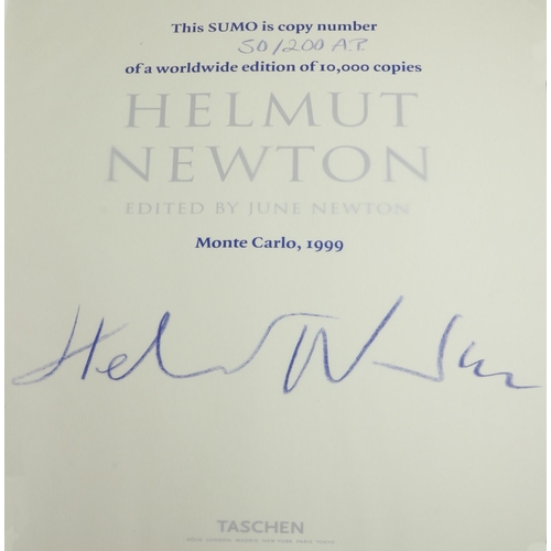 343 - Helmut Newton (1920-2004)Newton (June)ed. Helmut Newton SUMO, large folio, L. (Taschen) 1999, illust... 