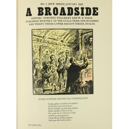 347 - With Illustrations by Jack B. Yeats & OthersYeats (W.B.), Wellesley (D.) & others Broadsides... 