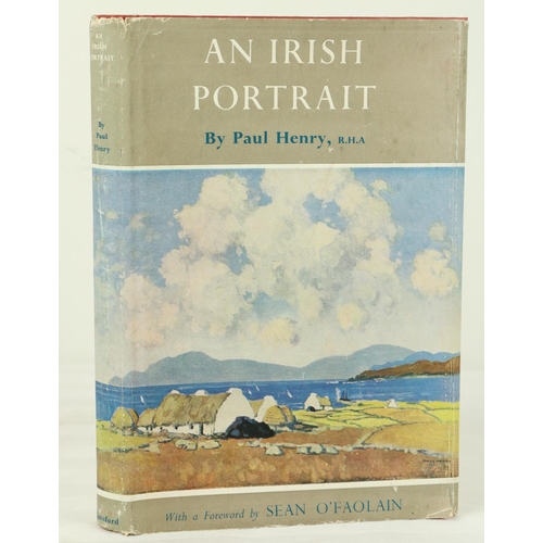 350 - Signed by Paul HenryO'Faolain (Sean)cont. An Irish Portrait, The Autobiography of Paul Henry RHA, 8v... 