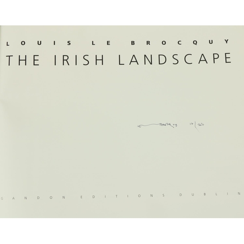 352 - Signed by Le BrocquyLe Brocquy (Louis) The Irish Landscape, oblong 4to, D. (Gandon Editions) 1992, S... 