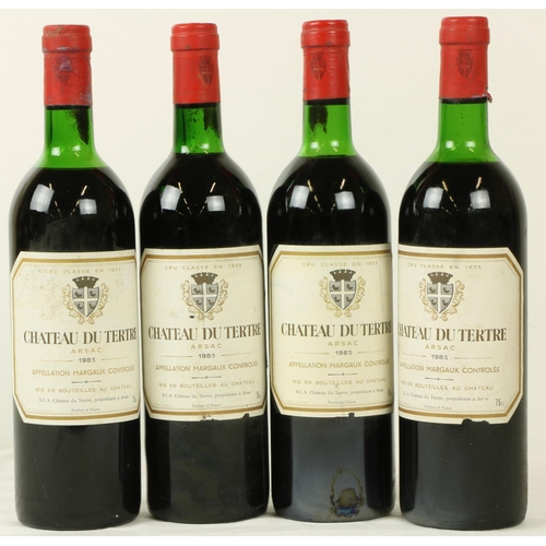 389 - Chateau du Tertre 1983Margaux 5 eme Cru Classe4 Bottles only, owd (4)