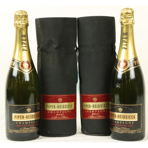 403 - Champagne:  Two Bottles of Piper-Heidsieck Champagne Brut Millésime 1990, in presentatio... 