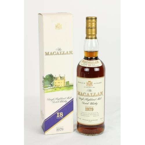 406 - 1979 Macallan 18 year old Sherry Wood single Malt Whiskey. (1)