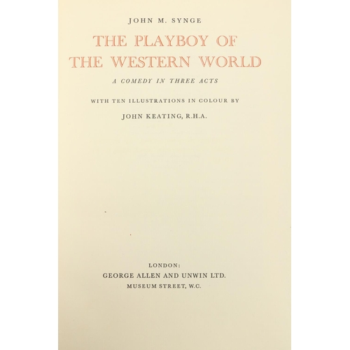 106 - Illustrated by Sean Keating:  Synge (John M.)  The Playboy of the Western World, lg. sm. folio Londo... 