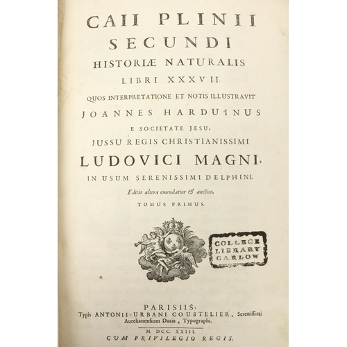 125 - Carlow College:  Eusebii Pamphili Demonstratione Evangelica, folio Cologne 1688, red &... 