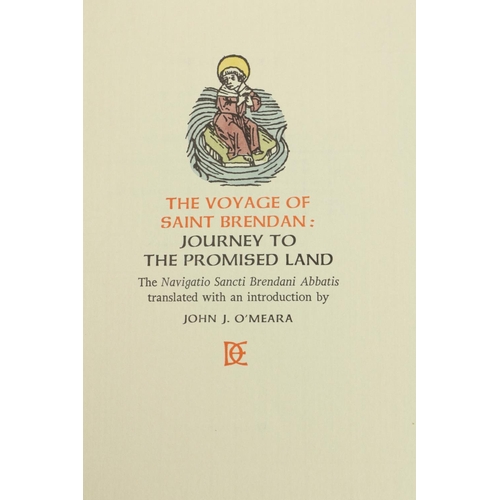13 - With Attractive Hand-Coloured PlatesDolmen Press:  O'Meara (John J.) The Voyage of Saint B... 