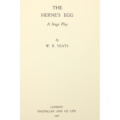 140 - Yeats (W.B.) A Full Moon in March, 8vo Lond. (MacMillan & Co.) 1935. First Edn., orig.... 