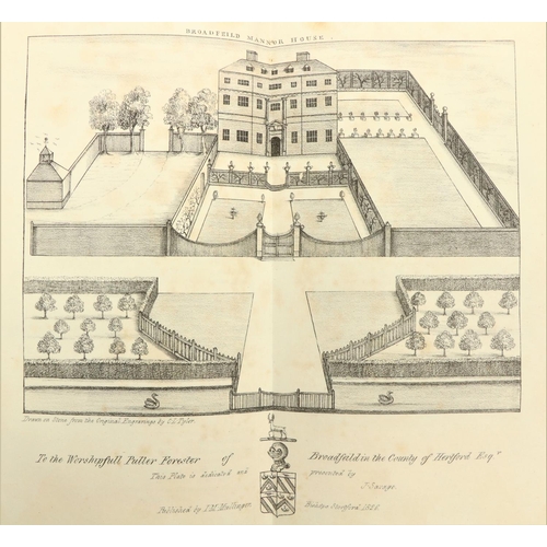 161 - Chauncy (Sir Henry) The Historical Antiquities of Hertfordshire, 2 vols. thick 8vo Lond. & ... 