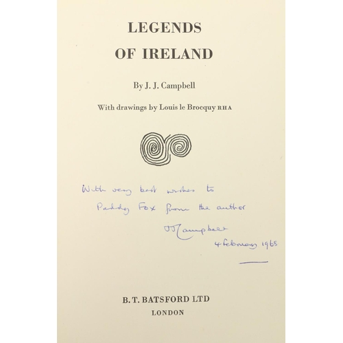 178 - In Fine Modern BindingCampbell (J.J.) Legends of Ireland, 8vo Lond. 1955. First Edn., illu... 