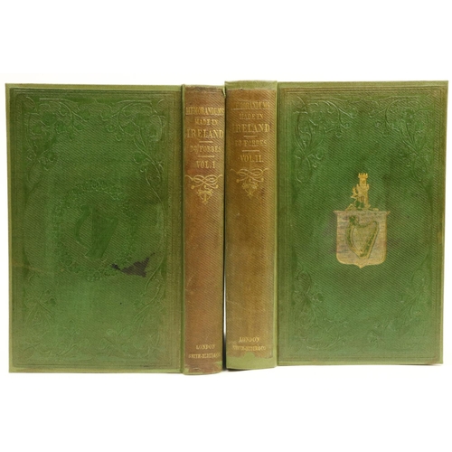 19 - Forbes (John)  Memorandums Made in Ireland in the Autumn of 1852, 2 vols. 8vo Lond. 1853.&... 