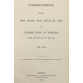 Not Published - 100 Copies Only PrintedRutland (Charles, Duke of,) Correspondence Between the R... 