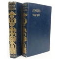 Yeats (W.B.)  Poems 1899-1905, and Poems-Second Series, 2 vols. 8vo Lond. (A.H. Bulle... 