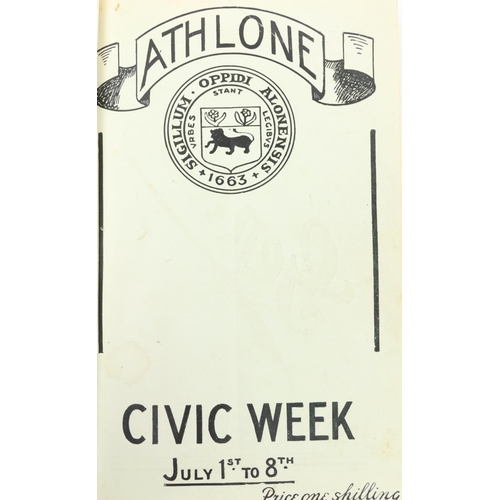 49 - Co. Westmeath:  Athlone Civic Week, 1945, 1946, 1947, 1948, 1949, 1950, & 1951. Togeth... 