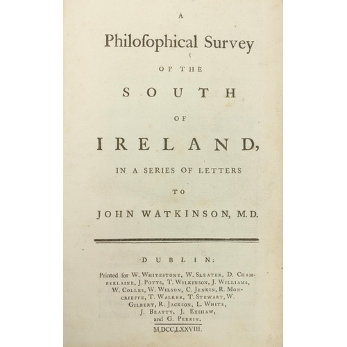 52 - [Campbell] A Philosophical Survey of the South of Ireland, In a Series of Letters to John Watki... 