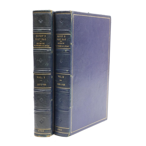 61 - Signed by The AuthorsO'Brien (Wm.) & Ryan (Desmond) Devoy's Post Bag 1871-1928, 2 vols. roy 8vo ... 