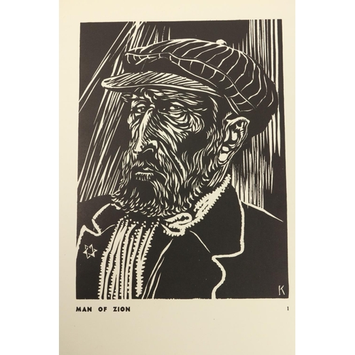 91 - Signed Limited EditionKernoff (Harry) 12 Woodcuts, lg. square 4to Dublin (Three Candles Press) ... 