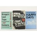 Beckett (Samuel) Happy Days, A Play in Two Acts. 8vo Lond. (Faber & Faber) 1962. First... 
