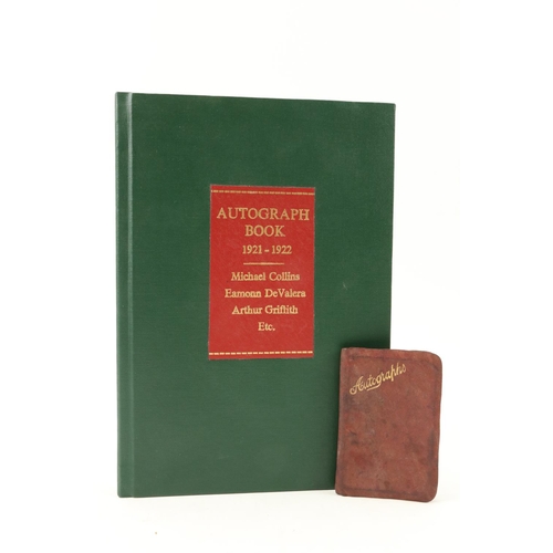 578 - [Collins, Griffith et al]  A small Autograph Book 1921-22, in a custom made buckram case, including ... 