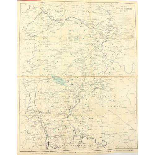 631 - Laler (Richard), compiler Map of the Kildare Hunting District. Folding map, cloth backed, print... 