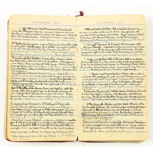 646 - Diary by a Dublin Friend of Joyce[Joyce, James].  A framed photographic print, circa 4