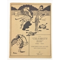 [Mac Nie (Isa)] 'Mac' The Celebrity Zoo, (First Visit) Some Desultory Rhymes and Caricatures. 4to D.... 
