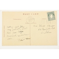 ‘One of Yours’Kavanagh (Patrick) Autograph Signed postcard to his friend Miss Elinor O’Brien at 52 P... 