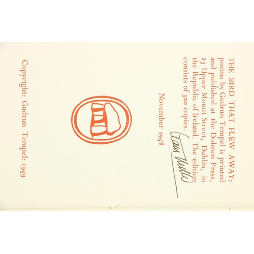 699 - Both Copies Signed by Liam MillerDolmen Press: Ussher (Arland) The Thoughts of Wi Wong, 12mo D. 1956... 