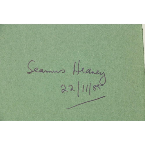 709 - The Author's First Book - SignedHeaney (Seamus) Eleven Poems, 8vo Belfast (Festival Publications) 19... 