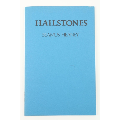 710 - Signed by the AuthorHeaney (Seamus) Hailstones, 8vo, D. (The Gallery Press) 1984, First Ed... 