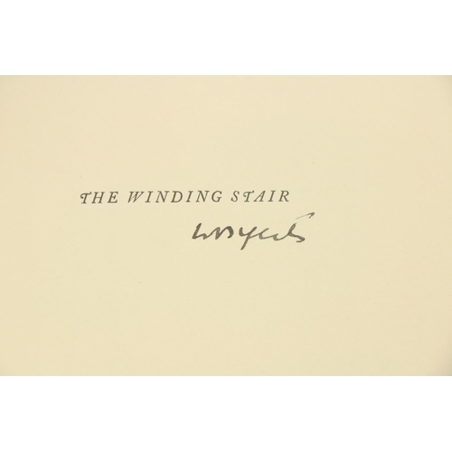 791 - Signed by W.B. YeatsYeats (W.B.) The Winding Stair, 8vo, N.Y. (The Fountain Press) 1929, Signed Lim.... 