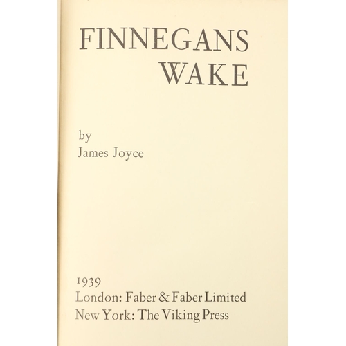 819 - Signed Limited EditionJoyce (James) Finnegans Wake, 8vo, L. (Faber & Faber) 1939, sign... 