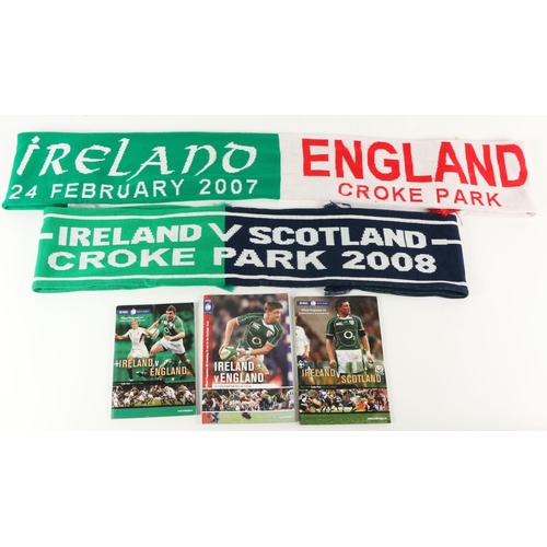 1050 - I.R.F.U. at Croke ParkRugby: Programmes, Official Match Programmes for Ireland v England at Croke Pa... 