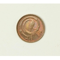 One of Only 15 KnownIrish Coin:  A 1985 Halfpenny, the obverse with Celtic design bird (book of... 