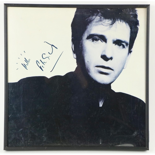 1080 - Signed by Peter GabrielSo, Album & Cover, photograph design, signed and inscribed Hello, Peter G... 