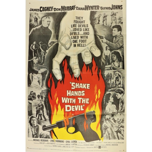 1092 - Cinema Poster: Shake Hands with the Devil, directed by Michael Anderson, starring James Cagney,... 