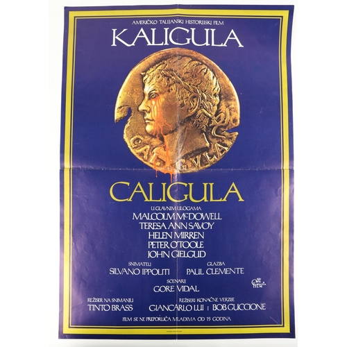 1094 - Cinema Poster: [Yugoslavia] Kaligula,(Caligula) starring Malcolm McDowell, Teresa Ann Savoy, He... 