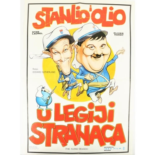 1095 - Cinema Poster: [Yugoslavia] U Le Gigi Stranacca, (The Flying Deuces) directed by Edward Sutherland, ... 