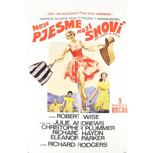 1096 - Cinema Poster: [Croatia] Moje pjesme Moji Snovi, (The Sound of Music) starring Julie Andrews, Christ... 